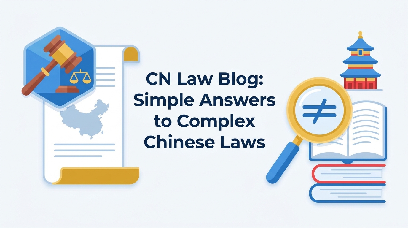 CN Law Blog: Simple Answers to Complex Chinese Laws